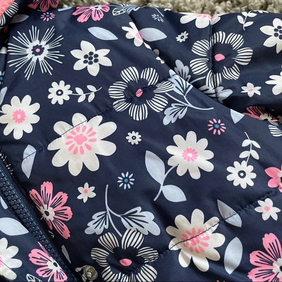 Carter's "Just One You" Navy and Floral Coat - Picture 3 of 7